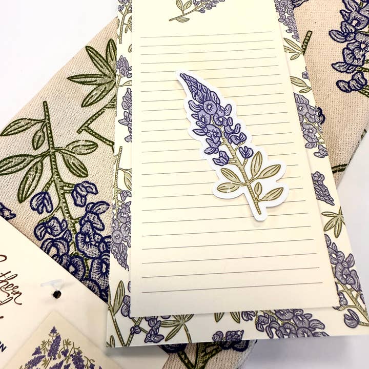 SOUTHERN FRIED DESIGN BARN - Wholesale Tea Towel - Bluebonnet- Kitchen Towel3