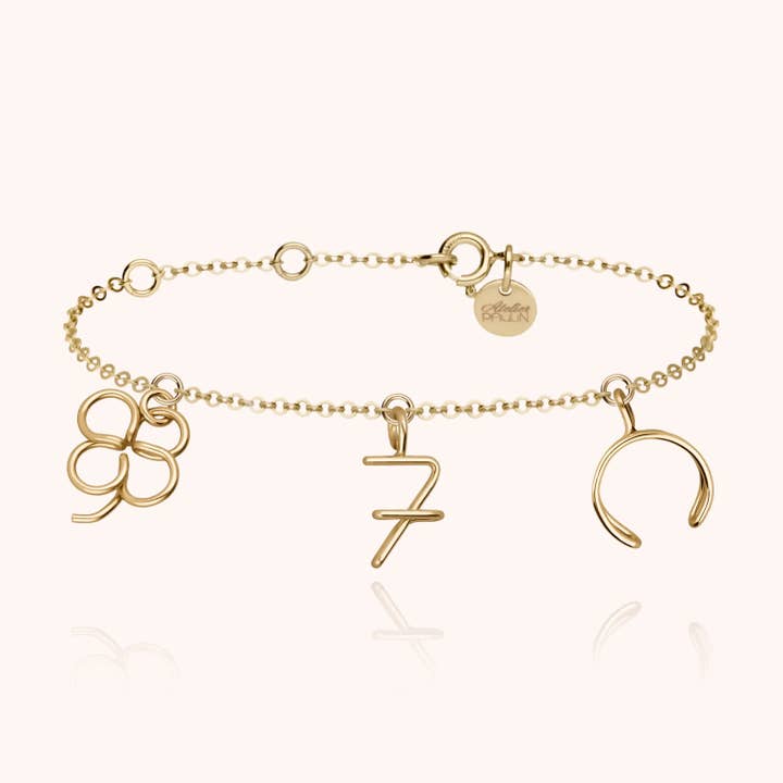 Ønsk Mig Held Armbånd med Charms for engroshandel hos Atelier Paulin US