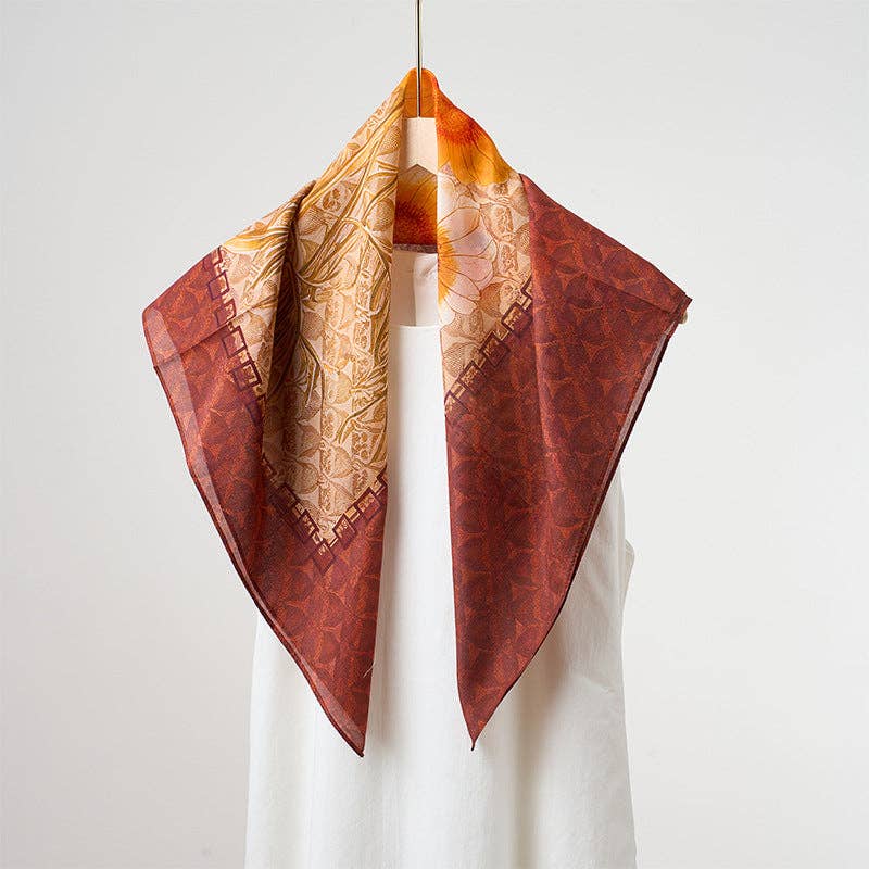 Marayn - Vendita all'ingrosso Sciarpa - Donna - Sciarpa in Misto Seta Leggera Primavera Estate Versatile20