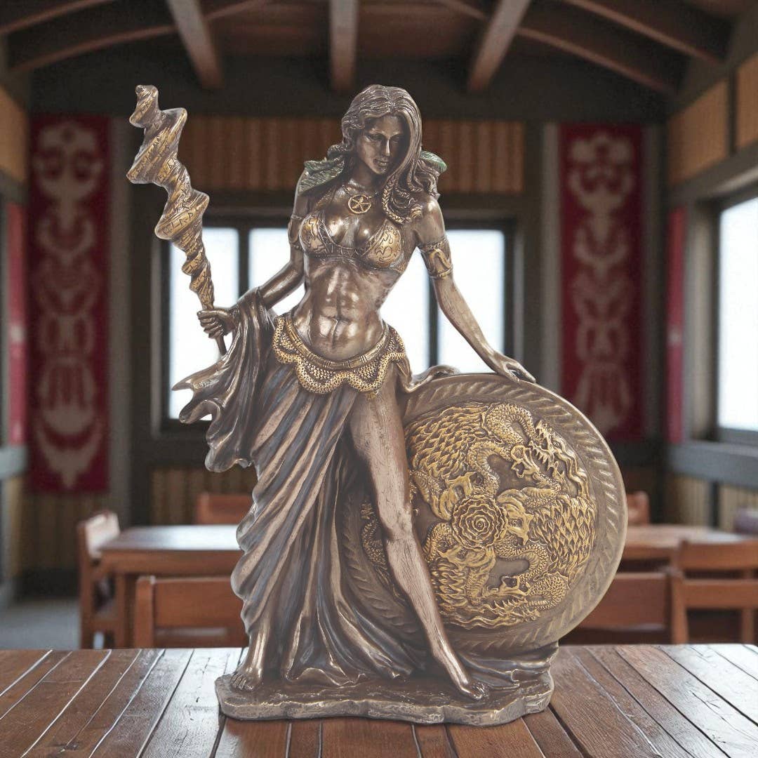 Pacific Trading – Großhandel Dekofigur – Nordische Göttin Frigga Statue1