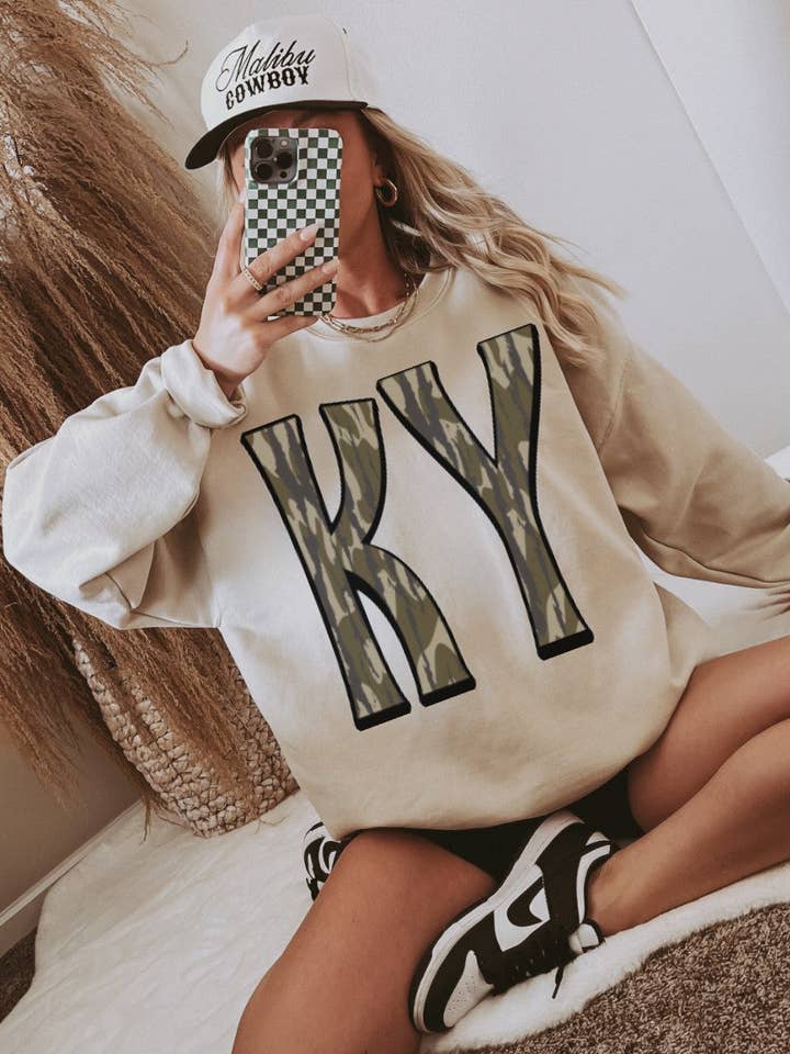 Wills Creek Designs – Großhandel Sweatshirt – Unisex – Camo State Großhandel Sweatshirt3