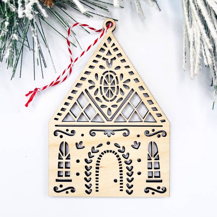 Nordic Holiday House for wholesale by Betsy Jane Studio