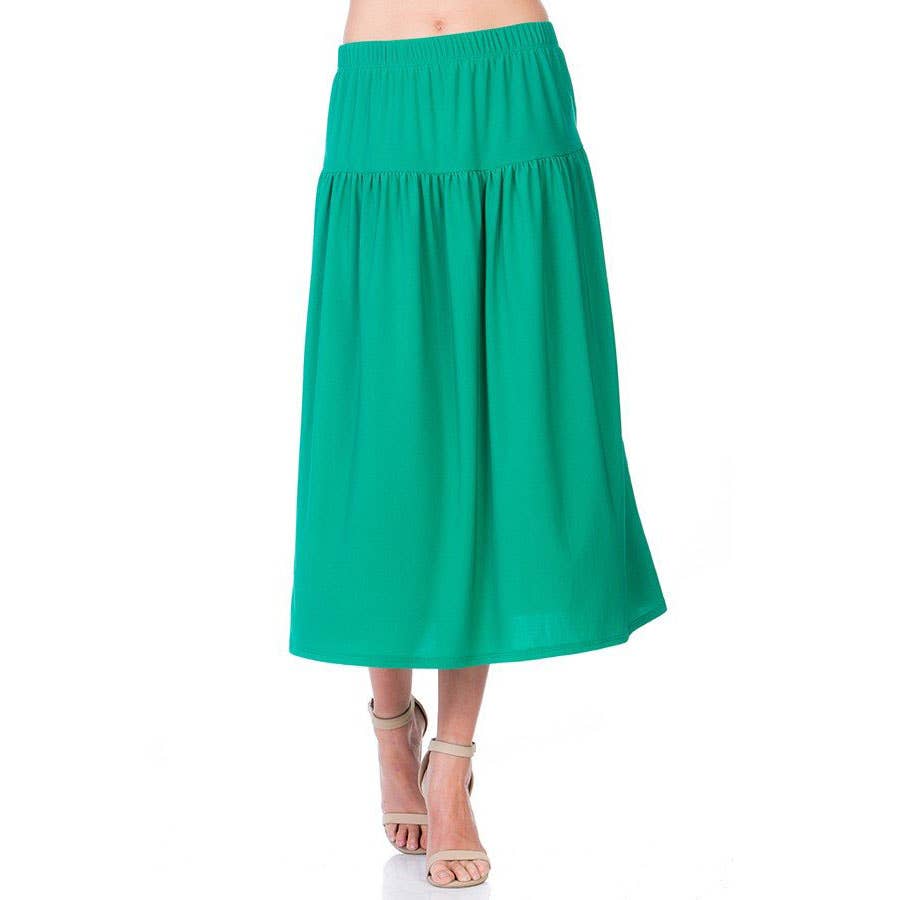 Azules Clothing - Wholesale Rok - Dames - ASK-9026PS eigentijdse midi-rok19