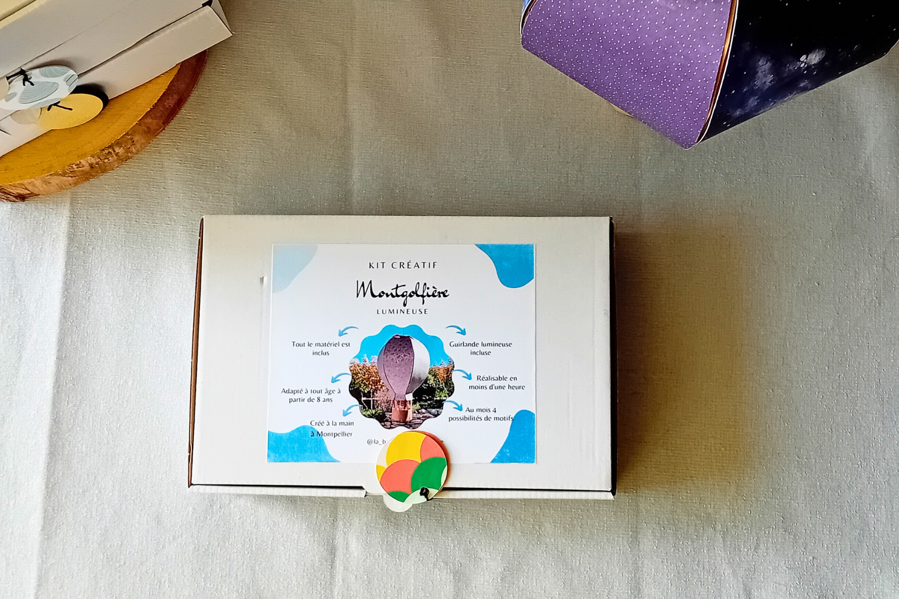 La baleine qui embosse - Wholesale DIY Craft Kit - DIY Luminous Paper Hot Air Balloon Kit6