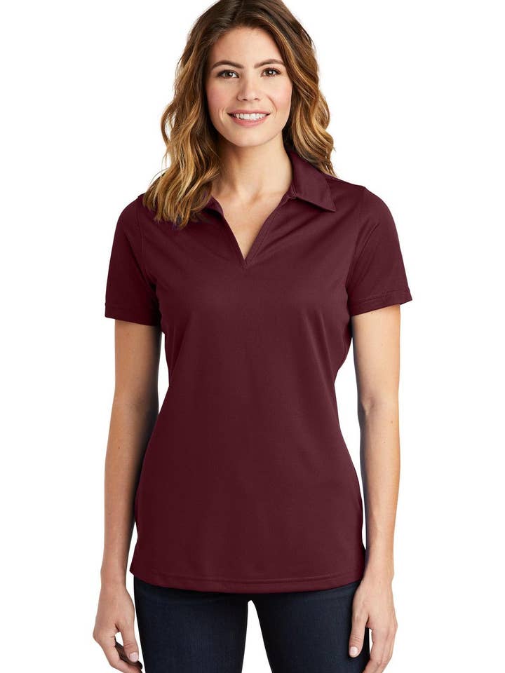 DressesMax - Wholesale Polo - Women's - Sport-Tek Ladies PosiCharge Active Textured Polo. LST690