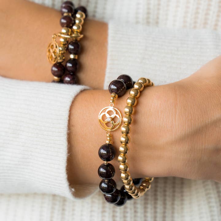 Be Inspired Bracelet - Red Velvet for wholesale by beblue jewelry