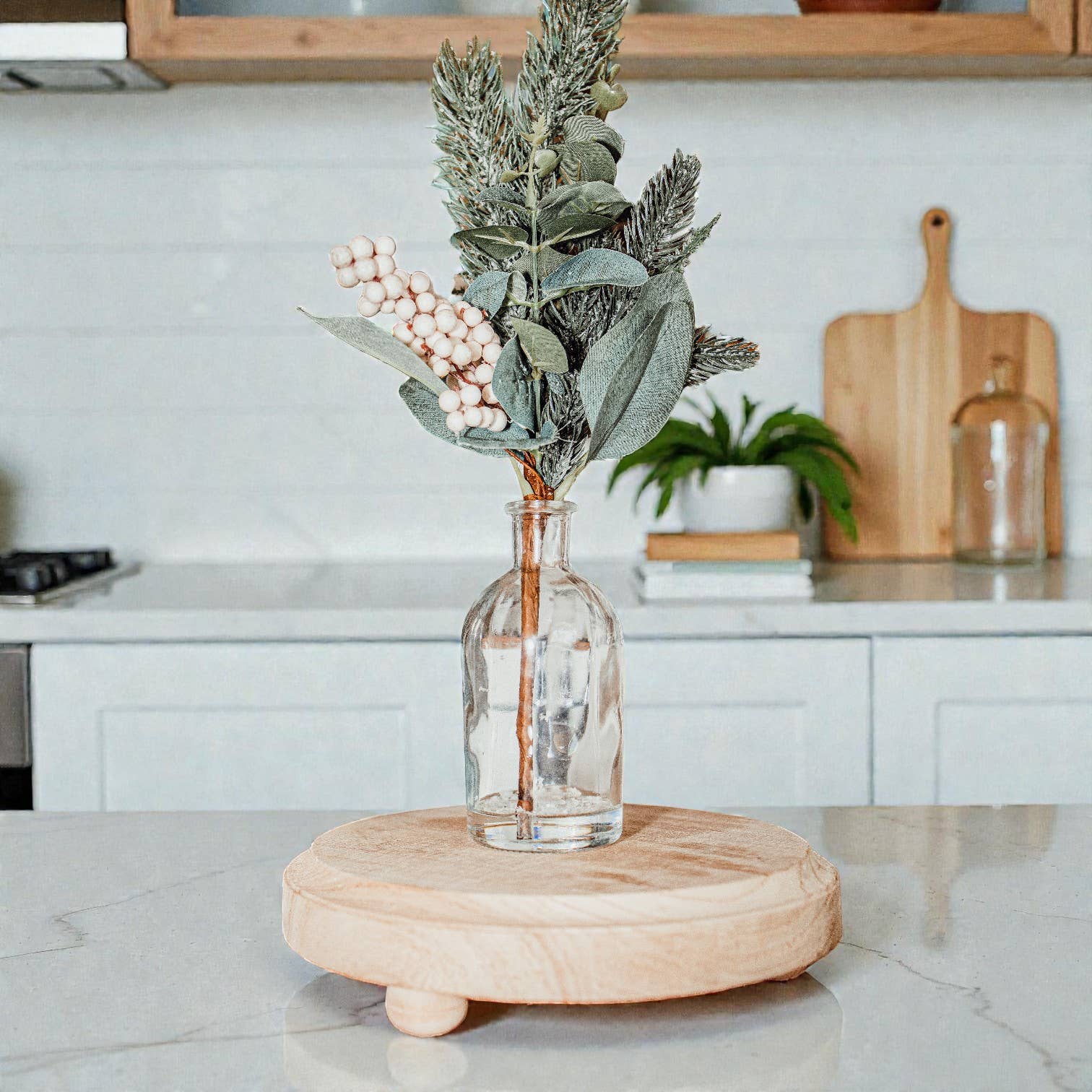 Gia Roma - Wholesale Decoratief dienblad - Ronde houten standaard en sierbord voor tafeldecoratie4