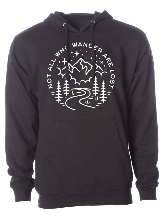 Not All Who Wander Hoodie for wholesale by Northwest Vibes Supply Co.