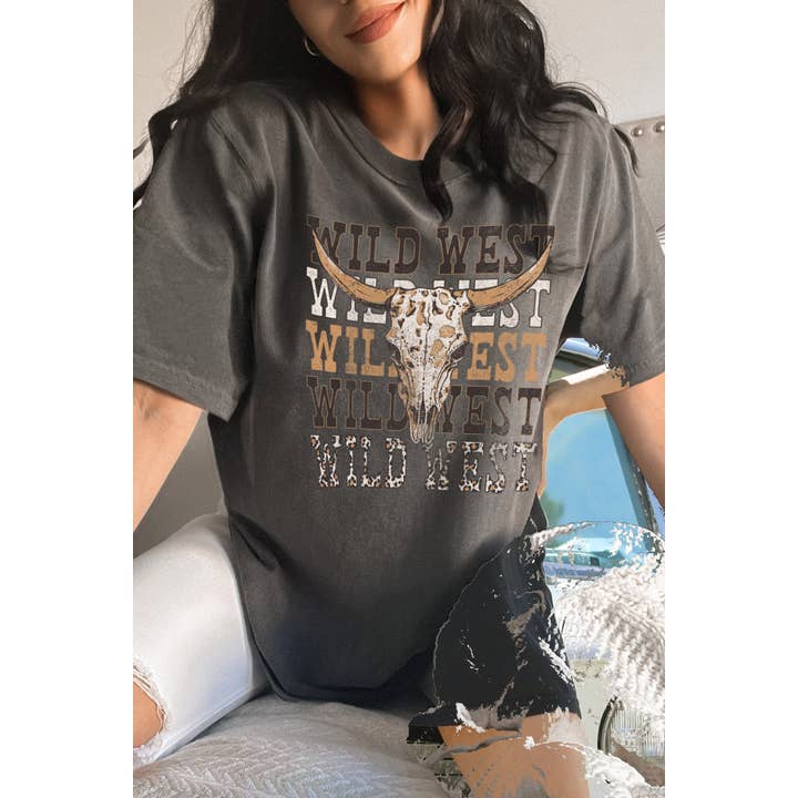 BT1647-OT WILD WEST- unisex oversized Graphic Print Top and other Purchase Wholesale west clay company. Free Returns & Net 60 Terms on Faire trending on Faire.