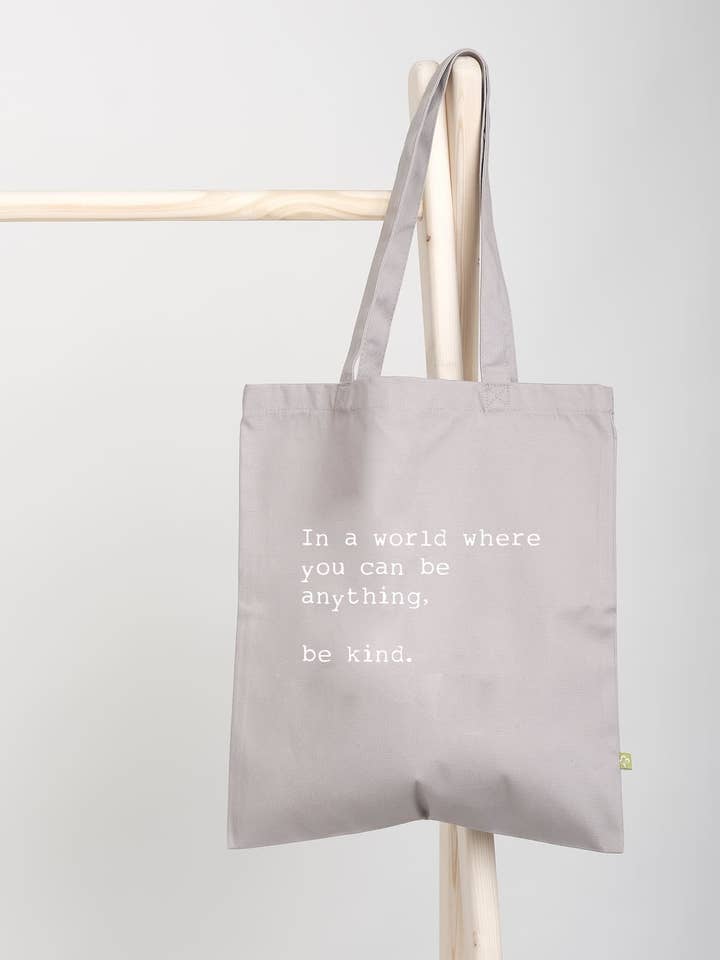 "Be Kind" Tote Bag for wholesale by Om & Ah