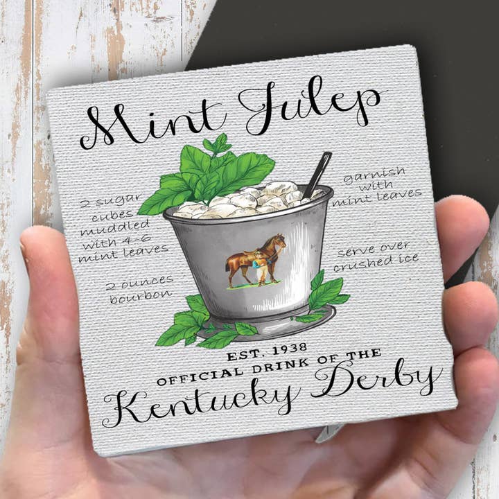 Imán de nevera de bebida Mint Julep del Derby de Kentucky para venta al por mayor de Avery Lane Gifts