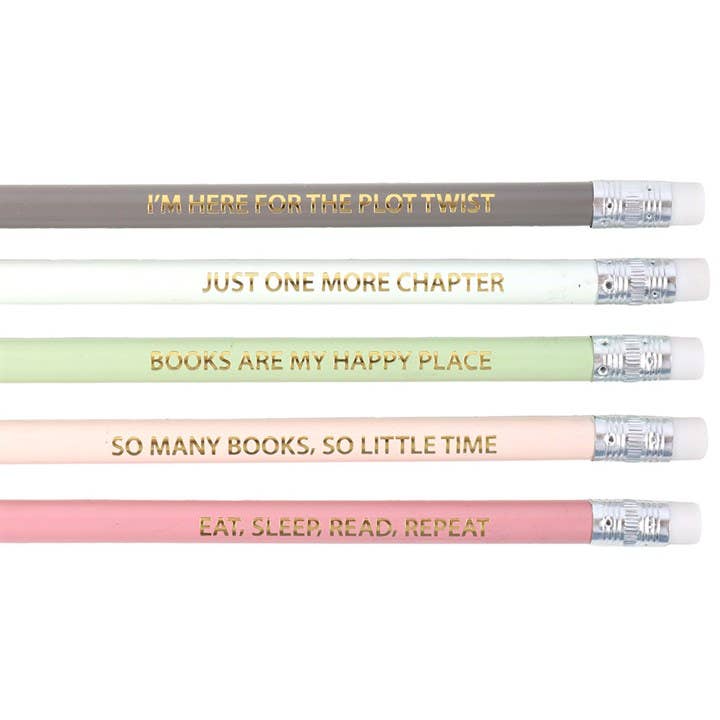 Something Different Wholesale - Wholesale Pencil - Pack of 5 Book Inspired Pencils2