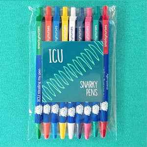 Snarky Pens: Charge Nurse - Set of 9 Pens