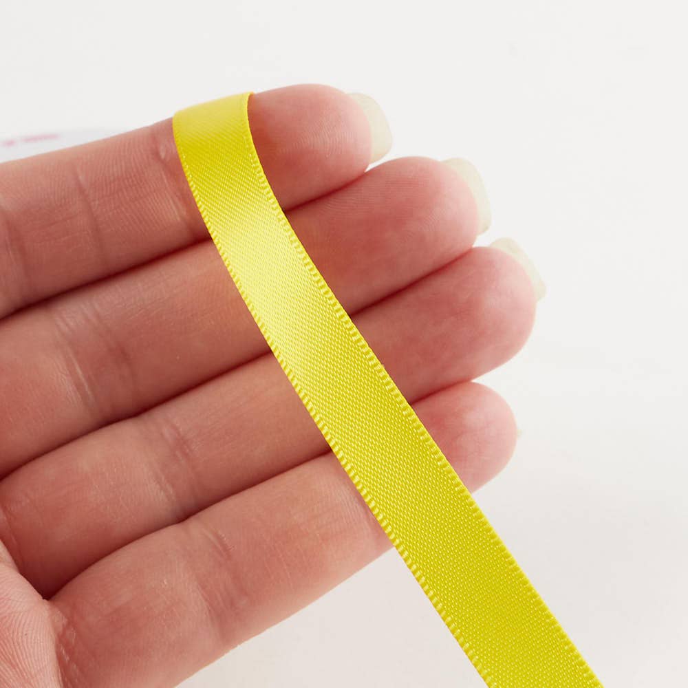Factory Direct Craft - Wholesale Ribbon - Gift Wrapping - Thin 3/8" Satin Ribbon  - Select Color4
