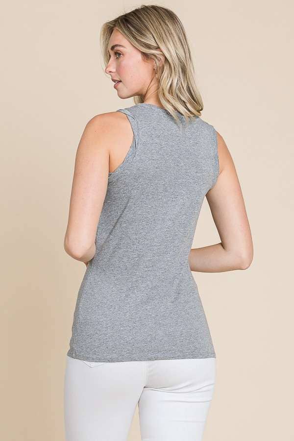 Culture Code – Tops – Mulher por atacado – CJK1549 - TOP DE ALÇAS COM GOLA TORCIDA11