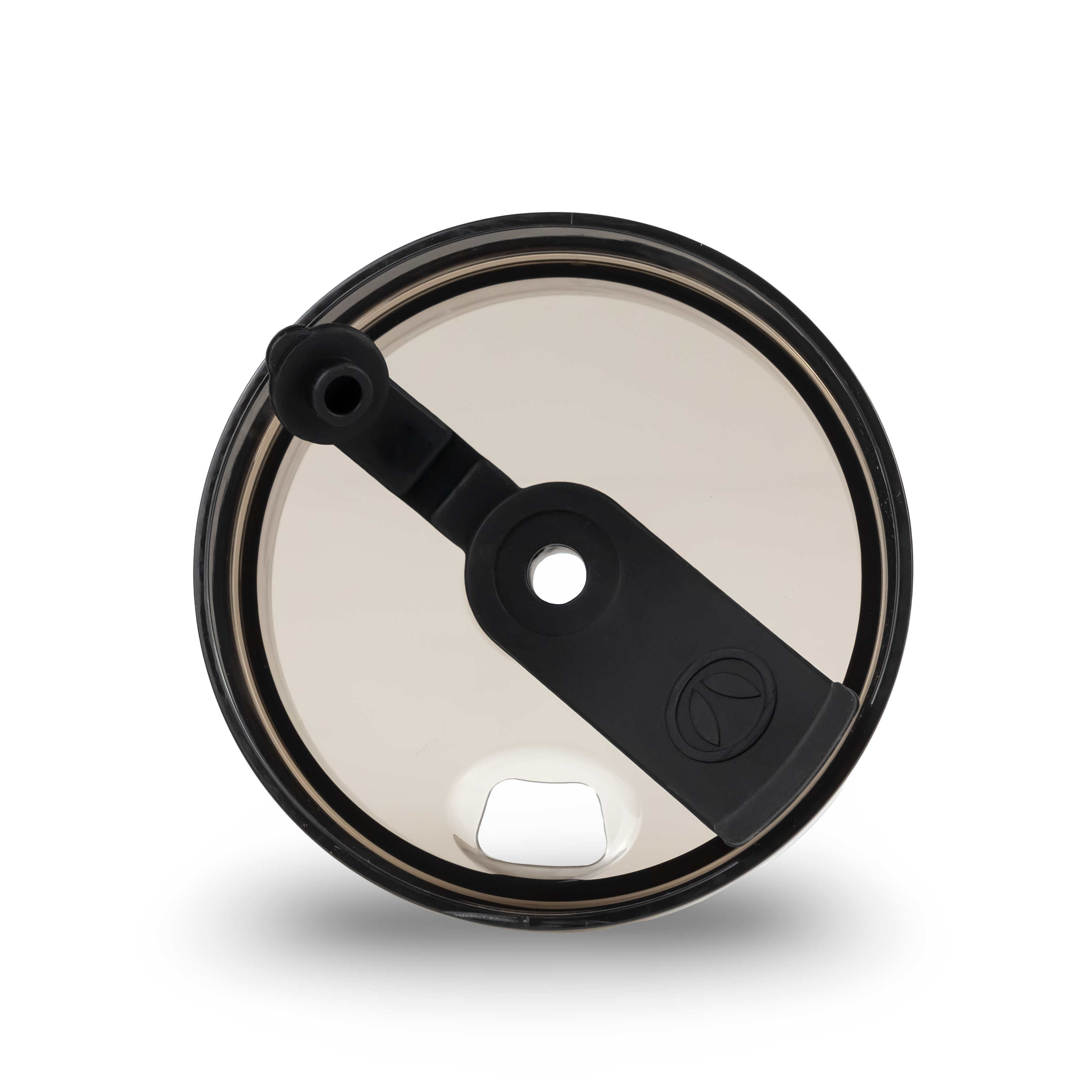 Rainbow Plated BLACK 40oz POWDER COATED TRAVELER TUMBLER for wholesale on Faire9