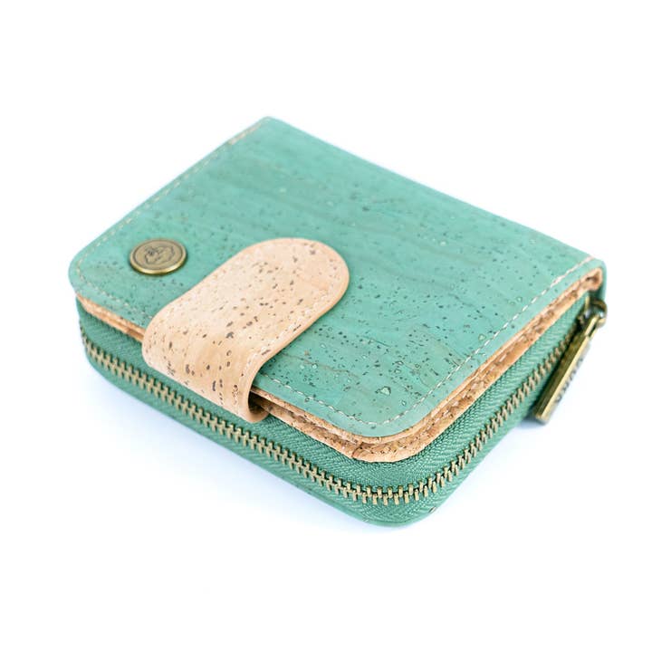 Meninas Bonitas Cork - Wholesale Wallet - Women's - Stylish Solid-Color Cork Women's Short Wallet BAG-235313