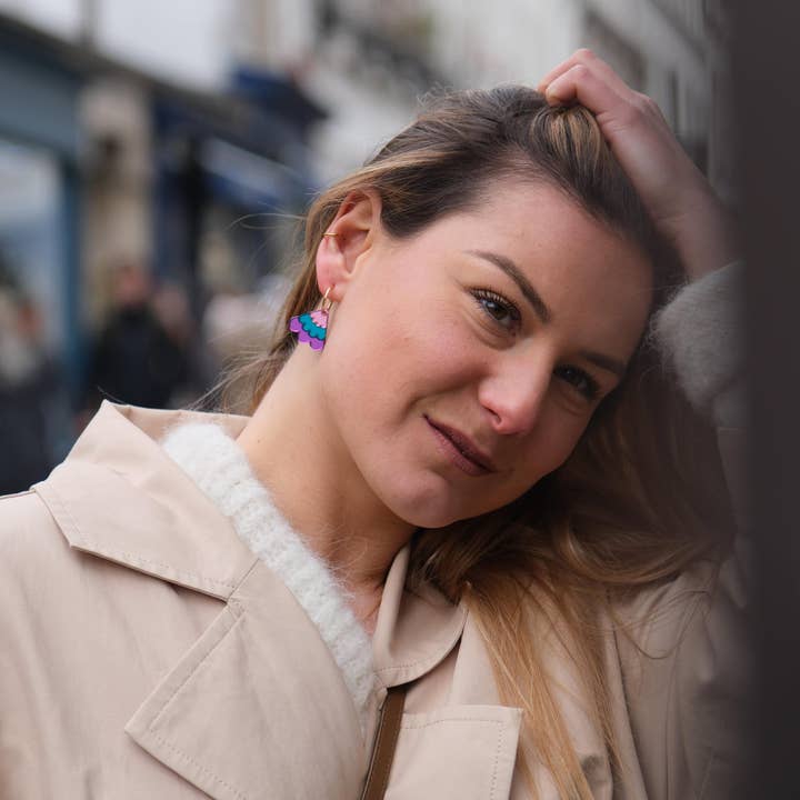 Studio Annette – Großhandel Ohrhänger – Spiegel Creolen Ohrringe Blumen9