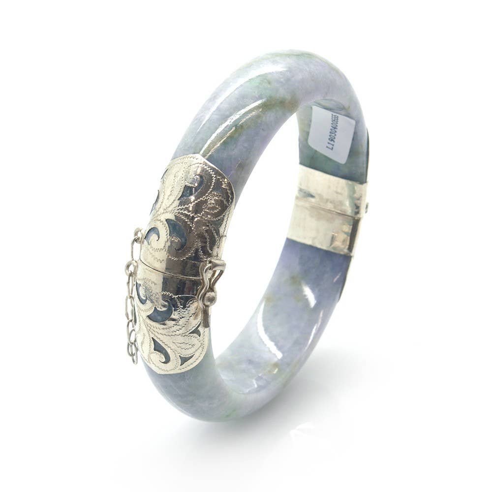 Naturjoya - Wholesale Bangle Bracelet - Jade and 925 Silver Bracelet0