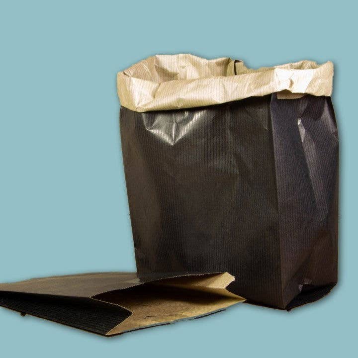 Budget Block Bottom Bag Black for wholesale by kadopapier.net