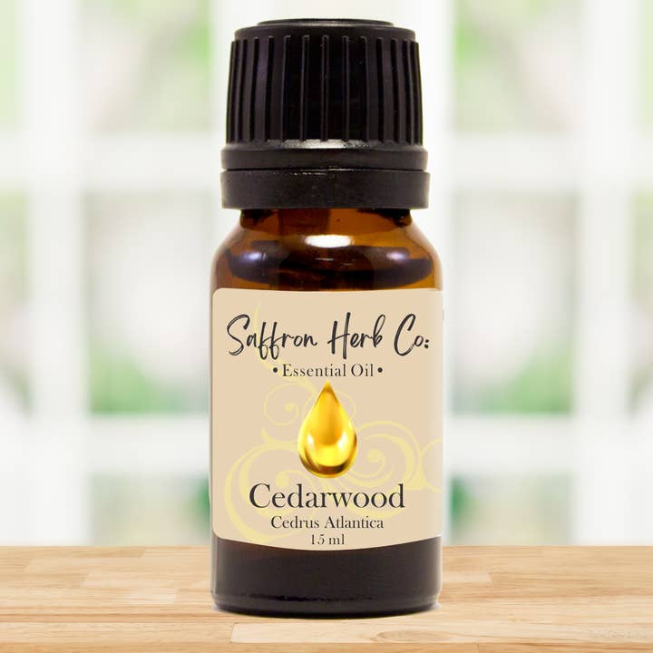 Cedarwood Essential Oil for wholesale by Saffron Herb Co.
