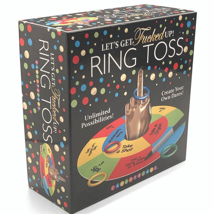 Little Genie Productions - Wholesale Board Game - Let's Get Fucked Up Ring Toss Game2
