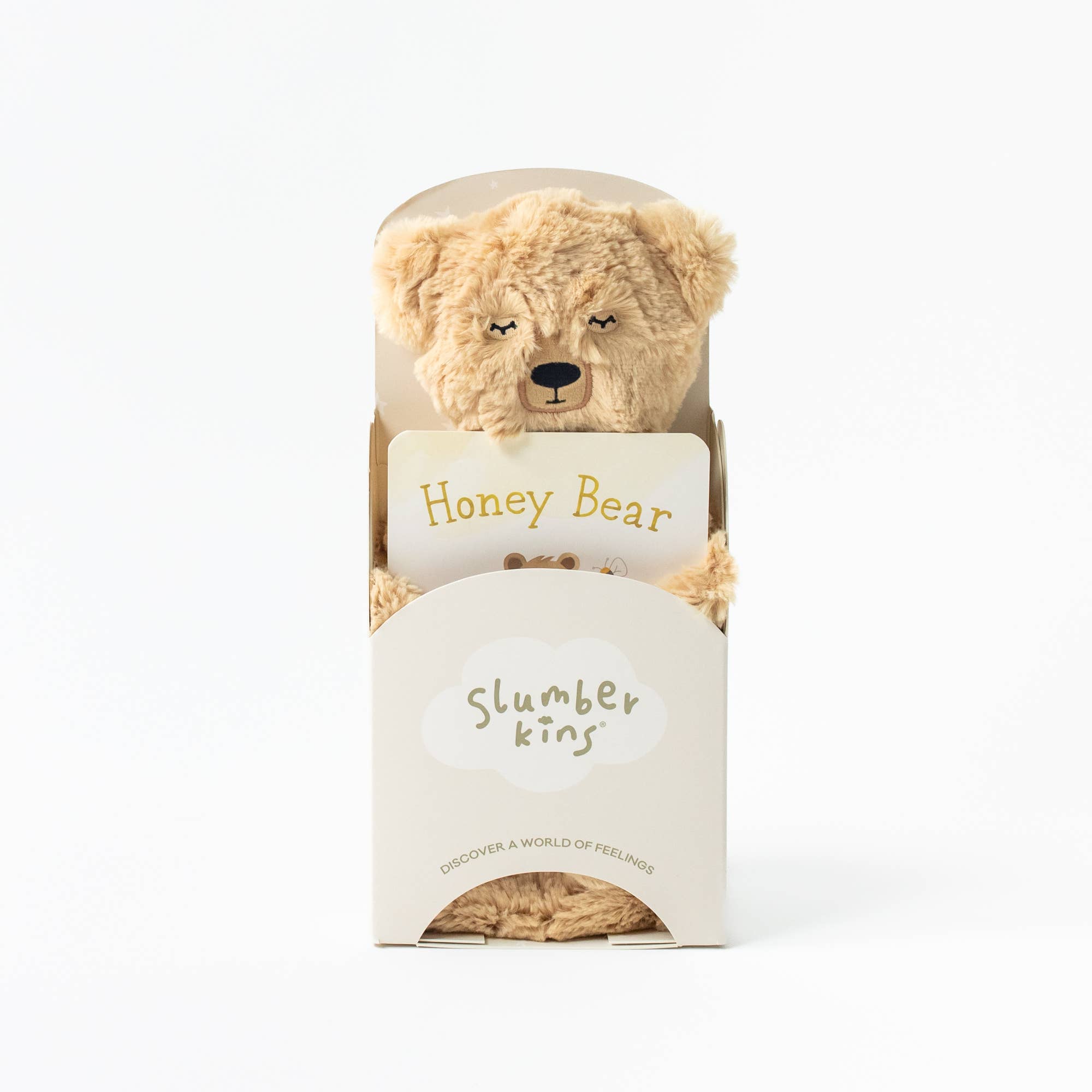 Slumberkins Inc. - Wholesale Stuffed/Plush Toy - Kids & Baby - Honey Bear's Gratitude Plush Snuggler Set - with 2 books!1