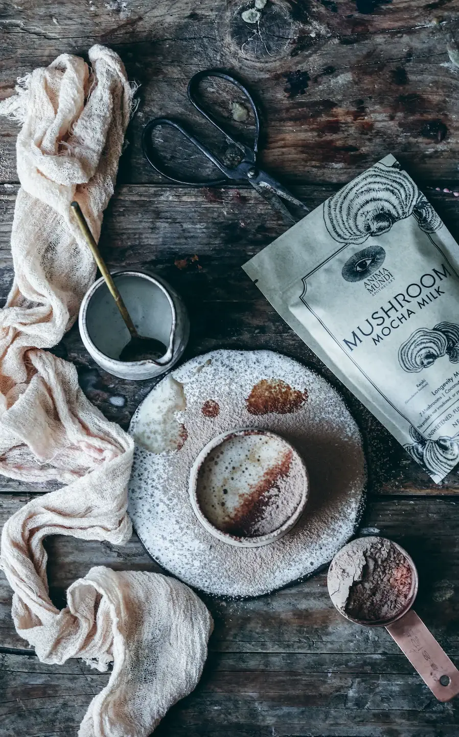 Anima Mundi Apothecary - Wholesale Powdered Health Drink - MUSHROOM MOCHA MILK | Longevity Milk2