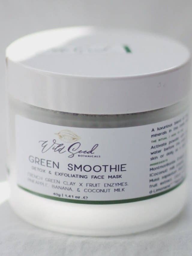Green Smoothie Clay Mask for wholesale by Wild Seed Botanicals