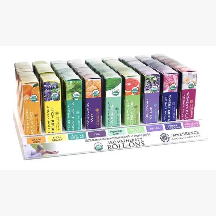 Aromatherapy Roll on Display - Custom for wholesale by rareESSENCE