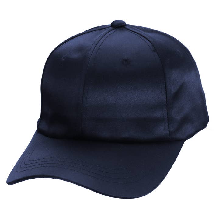 Cap Zone - Wholesale Baseball Cap - Unisex - Faux Silk Satin Strap Back Baseball Cap14