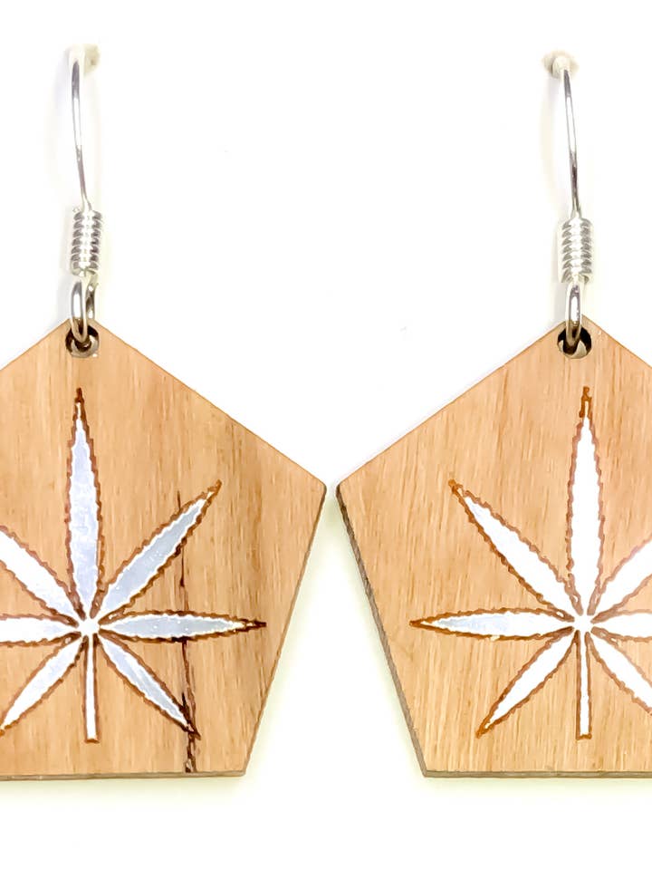 Pendiente de hoja de olla para venta al por mayor de Woodcutts Inc.