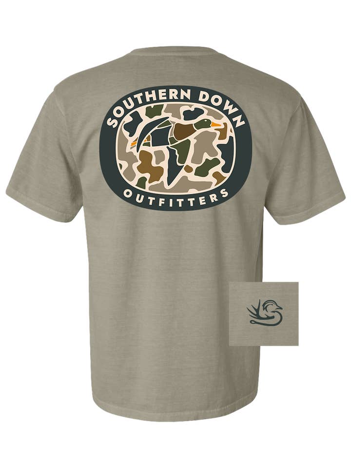 Southern Down Outfitters - Wholesale Screen printed t-shirt – unisex - Duck Camo T-Shirt