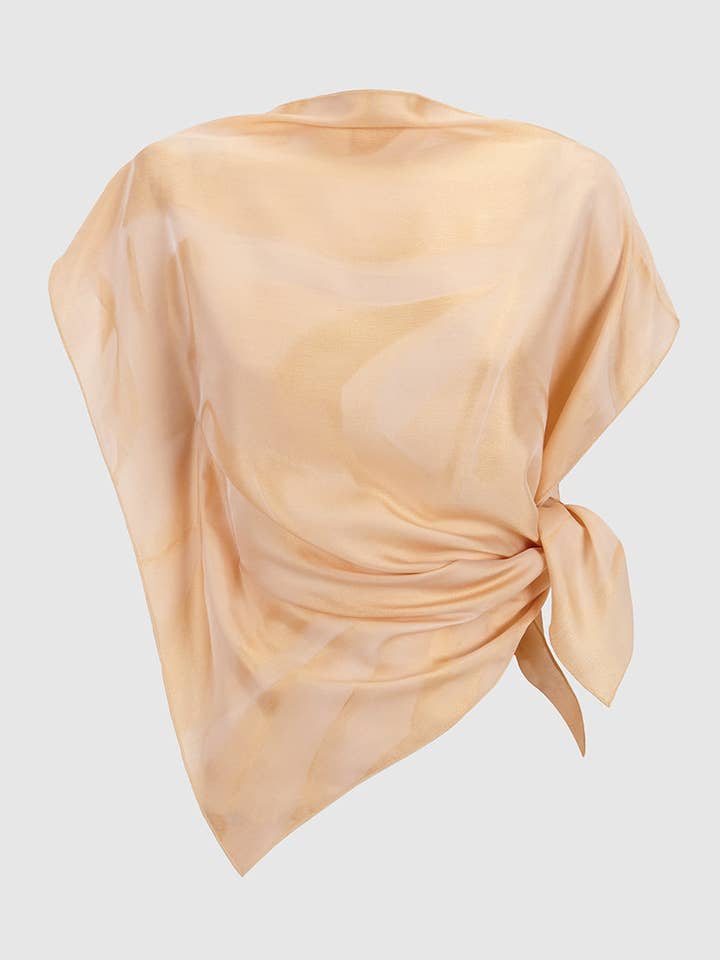 TOP ‘PAÑOLETA’ IN SETA AMBERLIGHT per la vendita all'ingrosso da parte di BIAAF