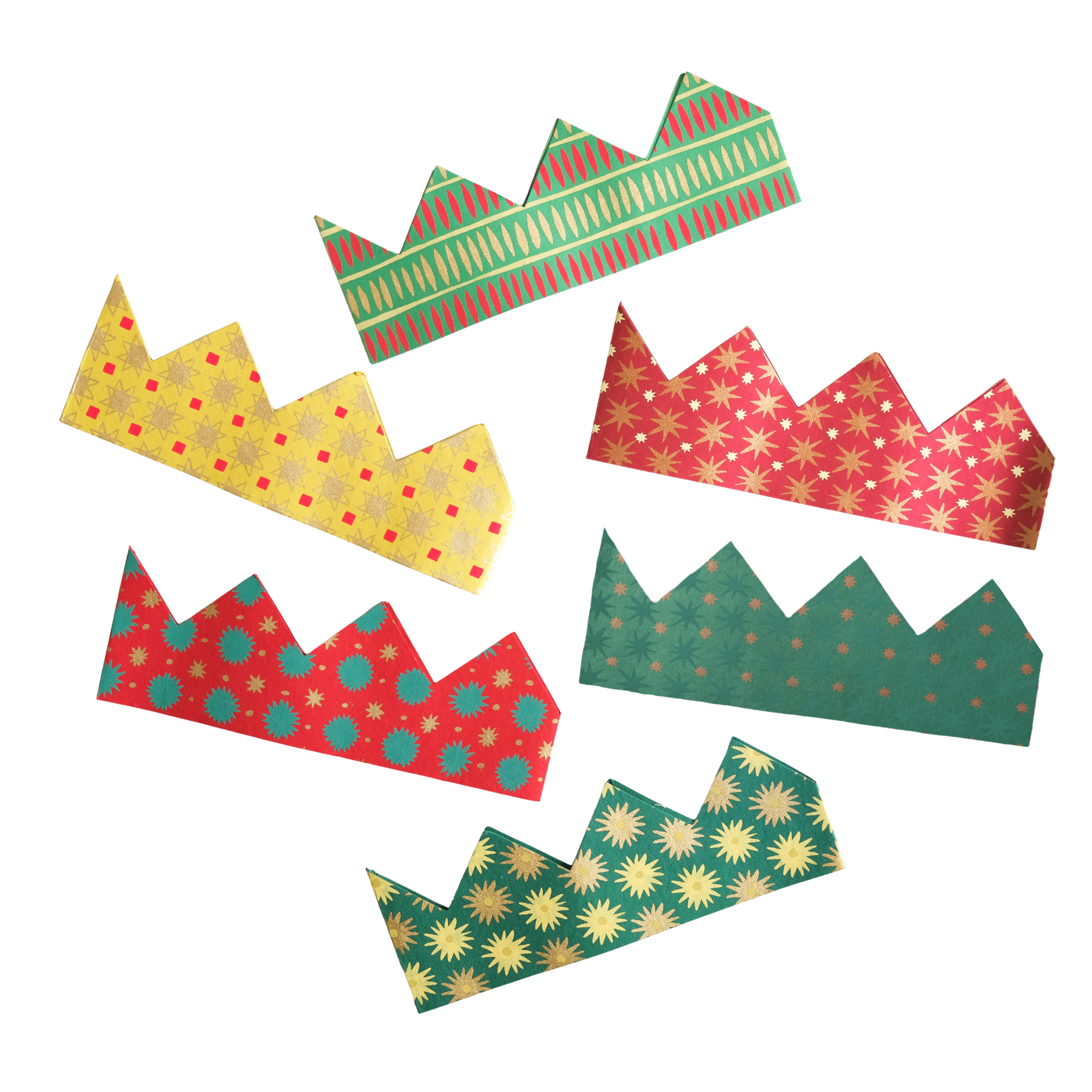 East End Press - Wholesale Party Hat/Crown - Festive Paper Crowns15