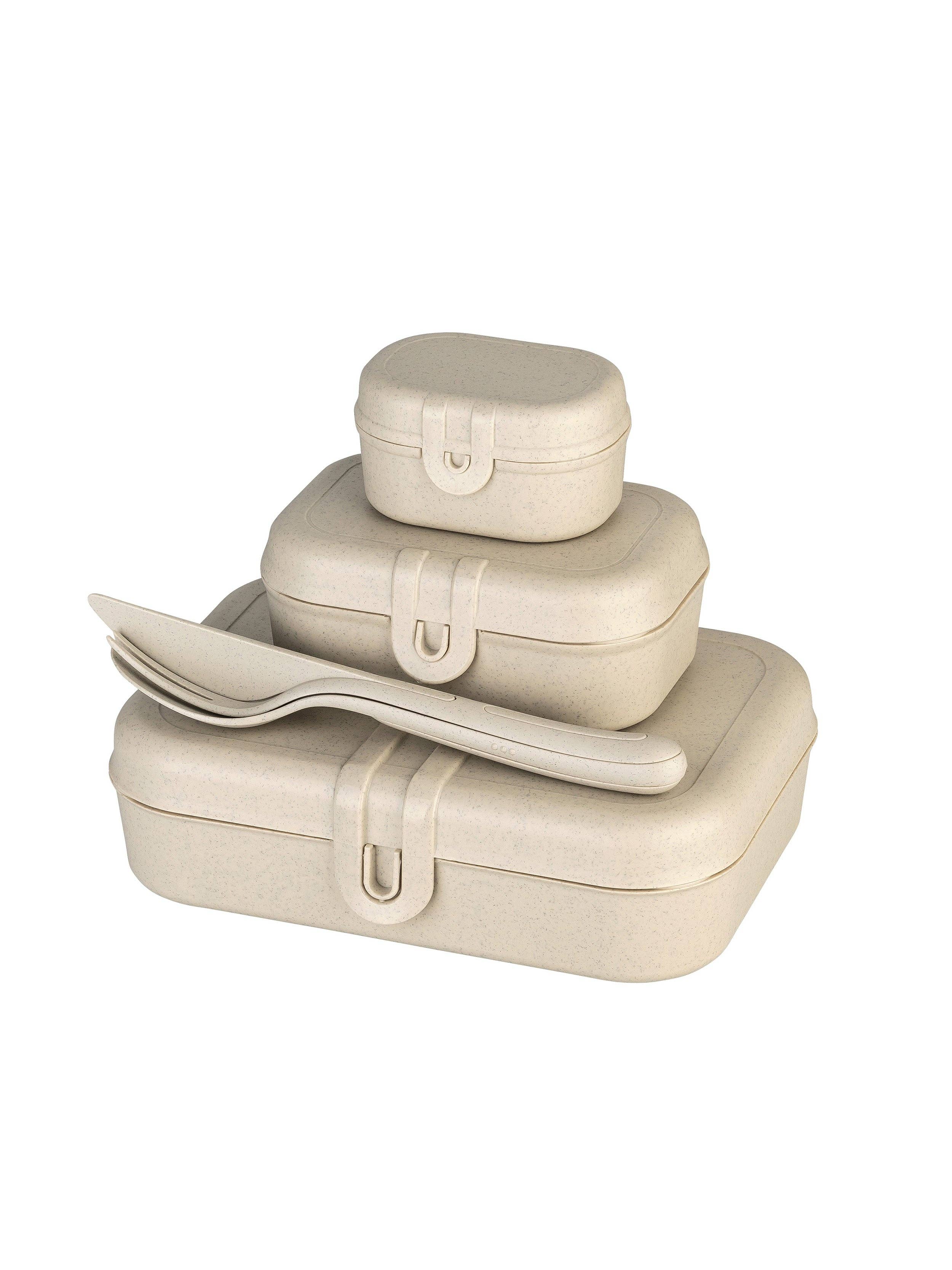 Nature desert sand Lunchbox set with cutlery PASCAL READY for wholesale on Faire