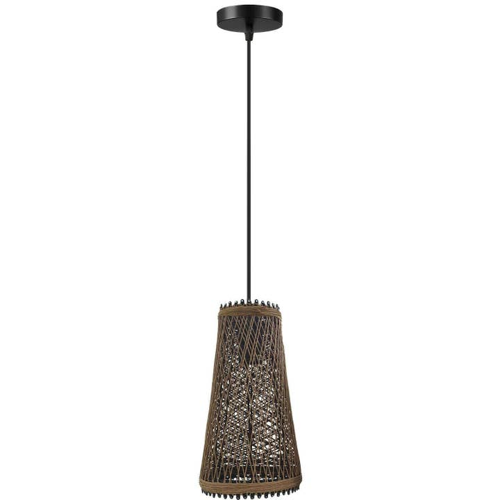 Ledsone - Wholesale Chandelier/Hanging Light - Modern Pendant Light Rattan Wicker Basket Ceiling Pendant