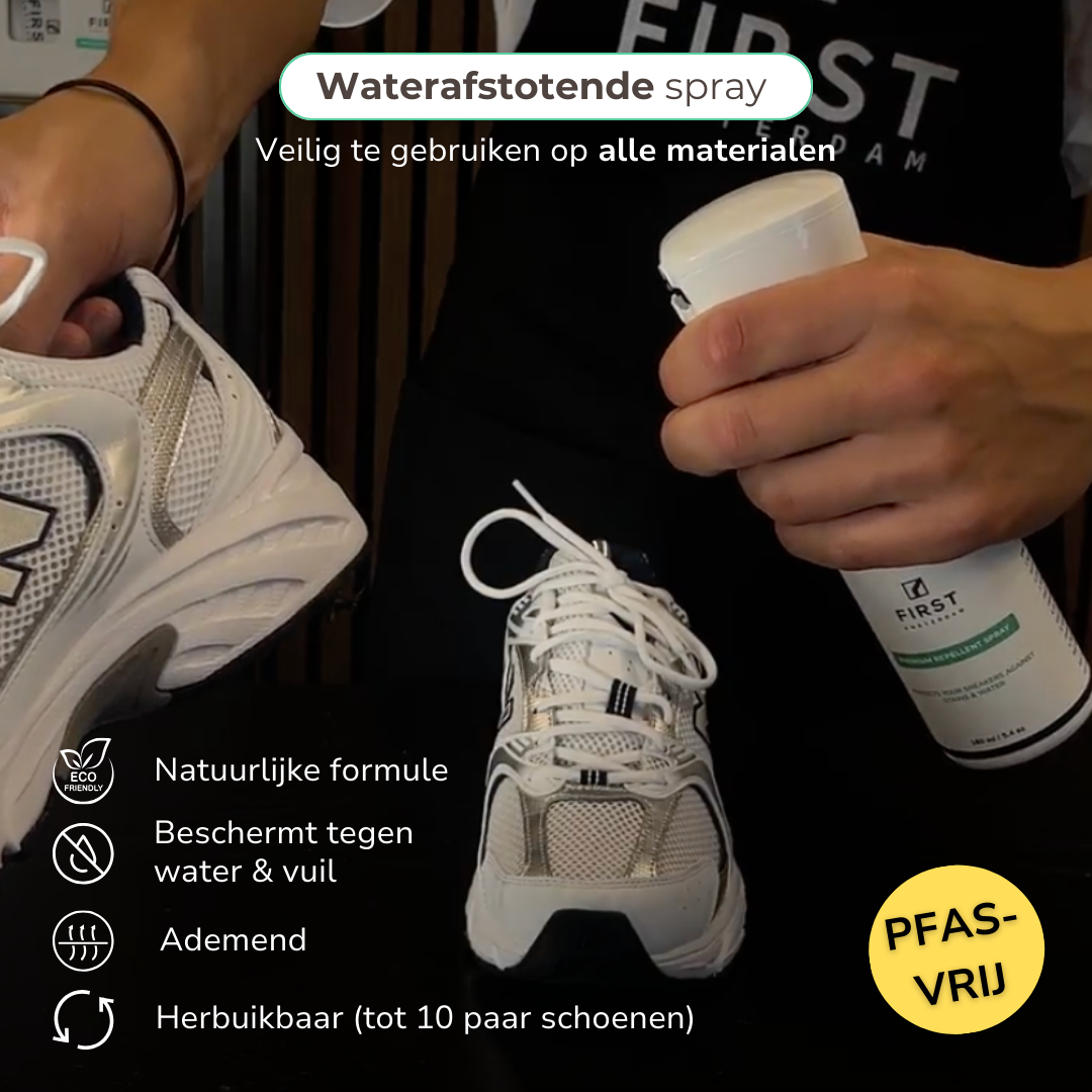First Amsterdam - Wholesale Shoe Waterproofing Spray - Water-repellent spray | Liquid & Stain Repellent1