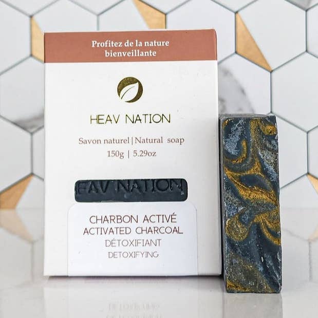 Savon Charbon Activé for wholesale by Heav Nation