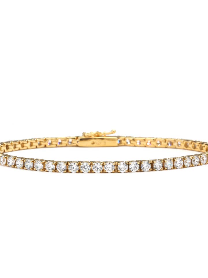 TENNIS BRACELET 7.25" - 3 Colors for wholesale by NADRI