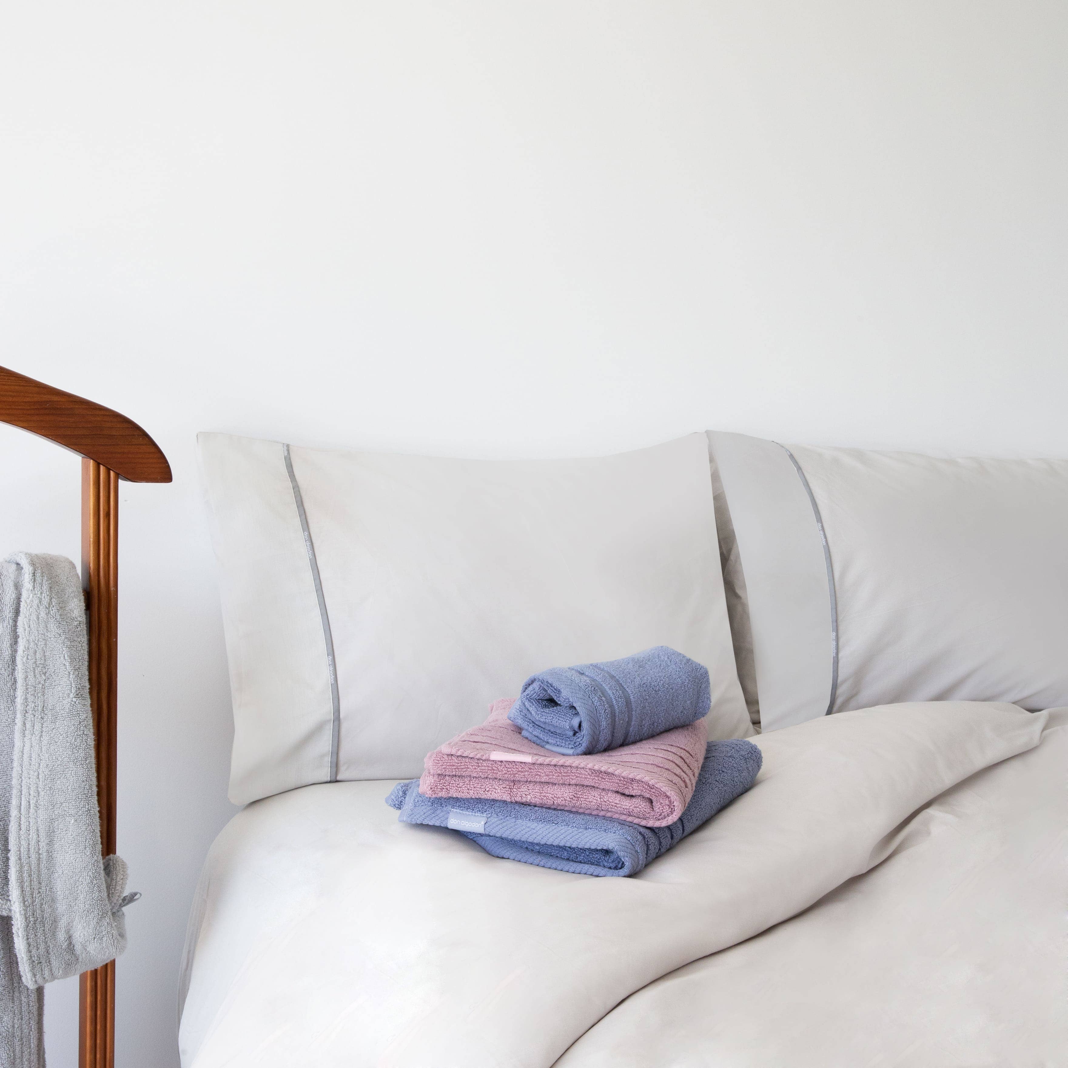 Blue Percal Cielo Don Algodon Pillow Cover for wholesale on Faire4