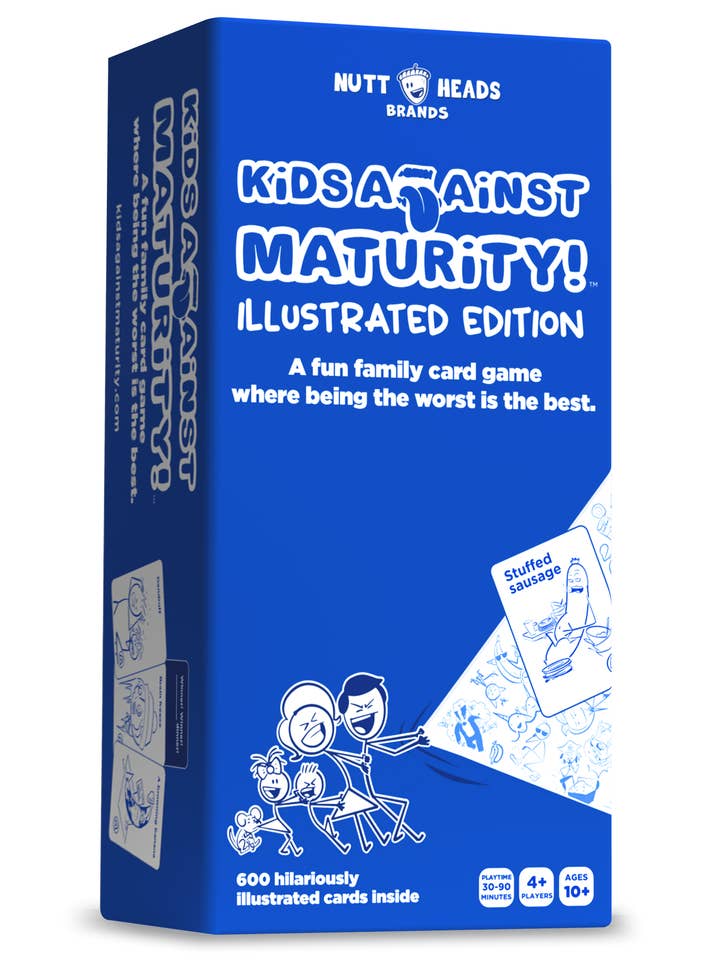Kids Against Maturity - Illustrated Edition Card Game for wholesale by Nutt Heads