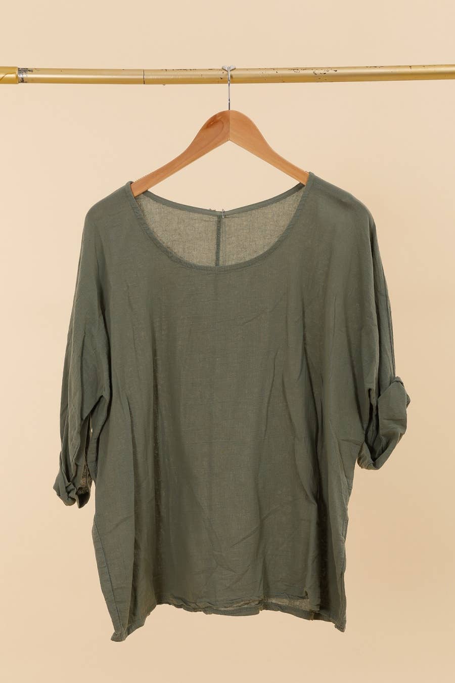 la maison des fibres naturelles – wholesale T-shirt – women's – t-shirts 1101 + SIZE60%cotton 40%linen15