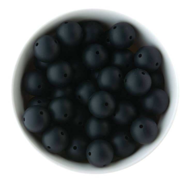 Cara & Co Silicone Craft Supply – wholesale Beads – Double Hole Silicone Round Beads