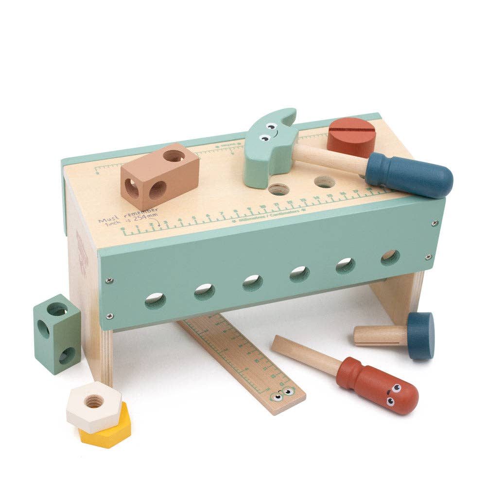 Inside Out Toys – wholesale Wood toy – Child – Tool Box / Mini Work Bench1