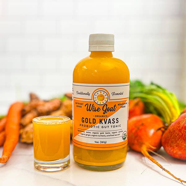 Wise Goat Organics LLC - Vendita all'ingrosso Succo/bevanda salutare - Kvass dorato - Succo/Tonico benessere2
