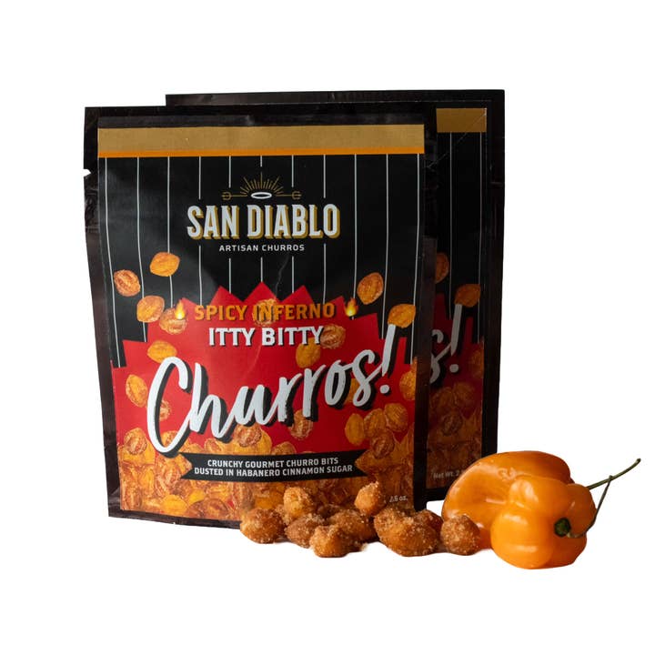 Itty Bitty Churros for wholesale by San Diablo Artisan Churros