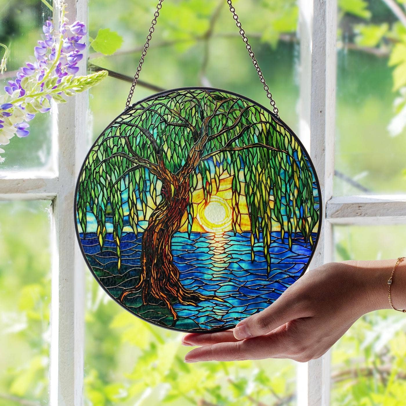 NVC Ecommerce LLC – Engroshandel Solfanger – Grædepil Solfanger, Livets Træ Ornament2