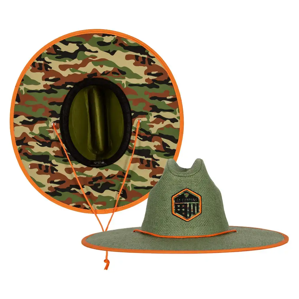 Soul of Adventure - Wholesale Straw Hat - Unisex - Keys Straw Hat / Lifeguard Hat – Wide Brim, UPF 50+10