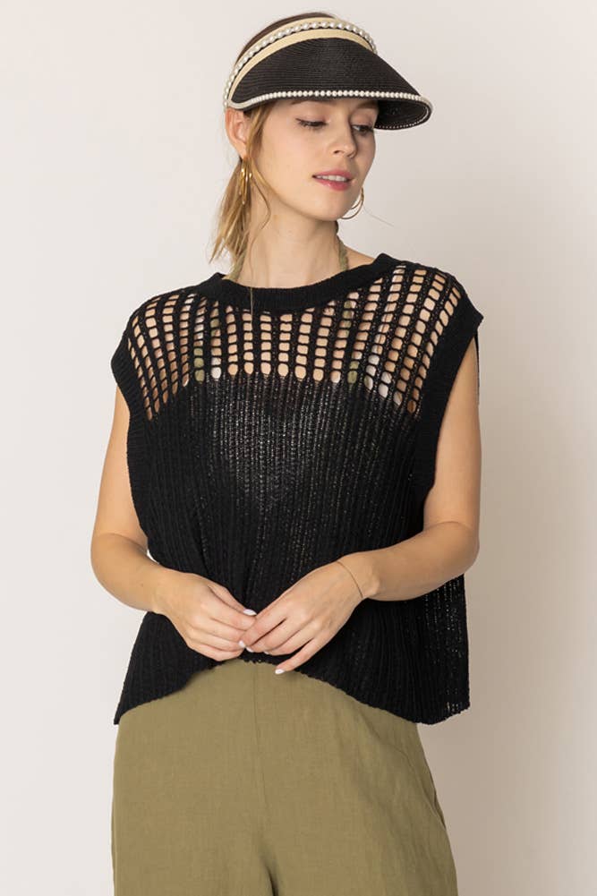 Hana - Venta al por mayor Poncho - Mujer - Poncho de verano con parte superior de ganchillo con cierre en el pecho5